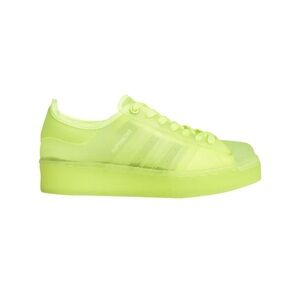 ADIDAS rare SUPERSTAR JELLY 'SOLAR YELLOW neon PVC sneakers size 8.5